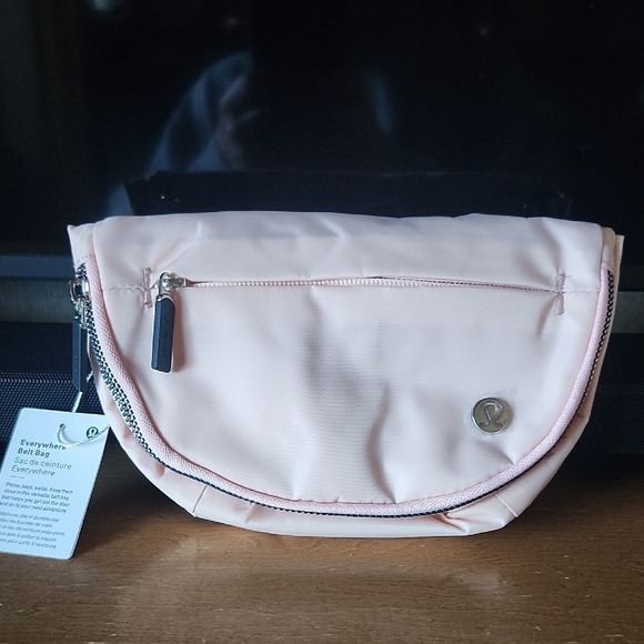 lululemon athletica Handbags - lululemon athletica Soft Pink Crossbody Bag